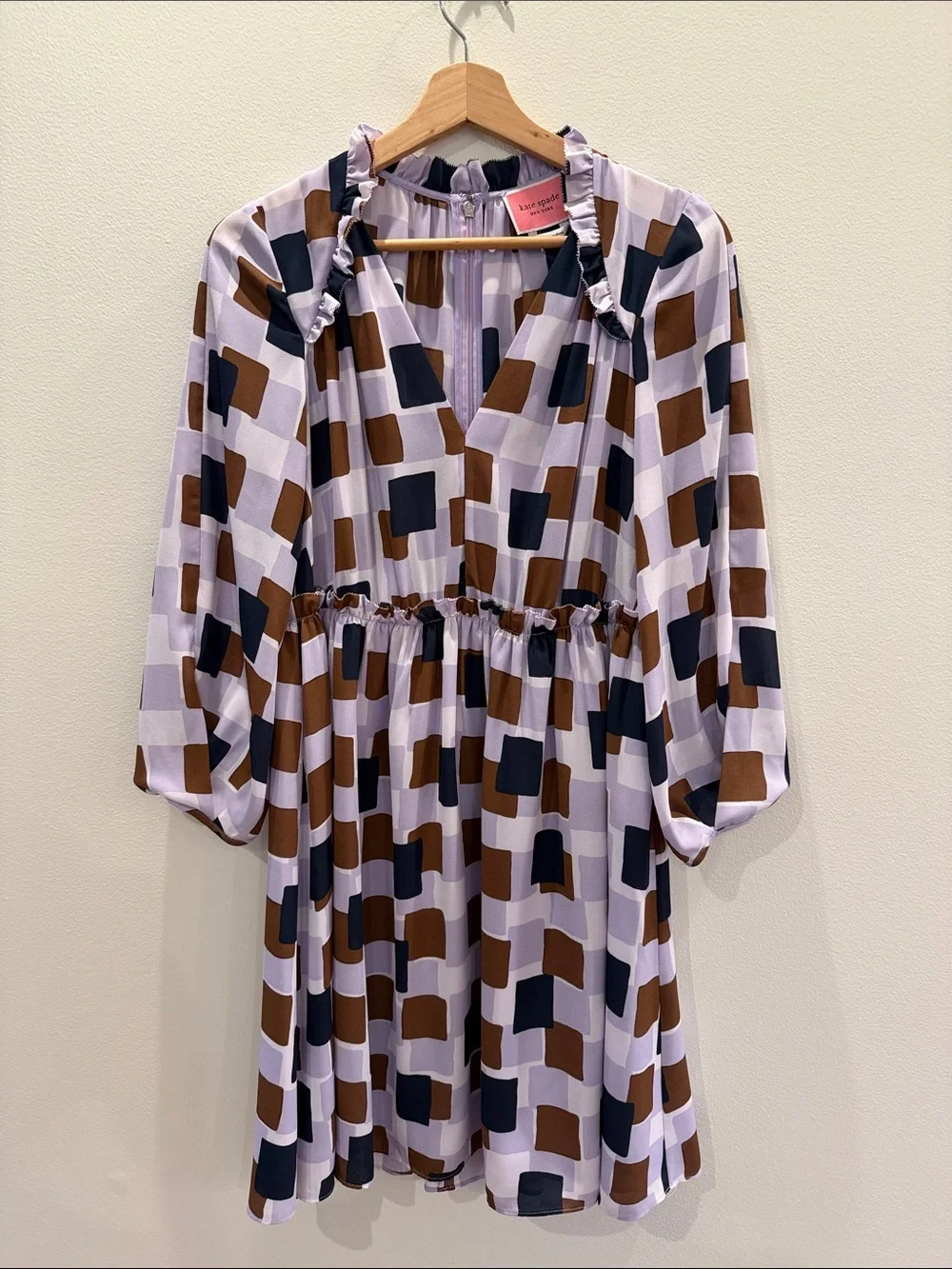 Kate Spade New York Geo Squares Mini Dress